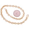 Solid Puff Gucci Link Anklet 14K Gold 9-34 Length size