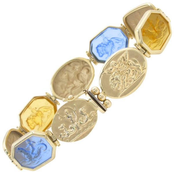 Tagliamonte Venetian Intaglio Bracelet 14K Gold back
