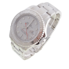 Pre-Owned Rolex 40MM Yachtmaster (2003) Stainless Steel And Platinum 16622 Left