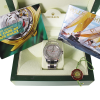 Pre-Owned Rolex 40MM Yachtmaster (2003) Stainless Steel And Platinum 16622 b and p inside