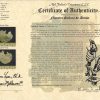 2 Reale Atocha Shipwreck Coin Gold Skull Bezel Cert