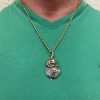 2 Reale Atocha Shipwreck Coin Gold Skull Bezel Worn