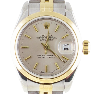 Pre-Owned Ladies Rolex 26MM Datejust (1997) Two Tone Model 69163 Front Close