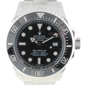Pre-Owned Rolex 44MM DeepSea Sea-Dweller (2013) Stainless Steel 116660
