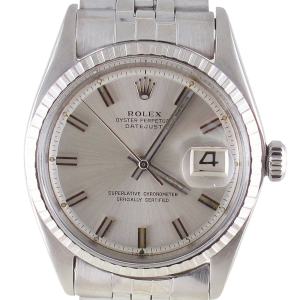 Pre-Owned Vintage Rolex Datejust (1969) Stainless Steel Model 1601 Front Close