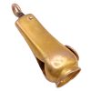 Victorian Diamond Cigar Cutter Fob Charm 14K Gold back
