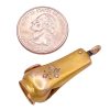 Victorian Diamond Cigar Cutter Fob Charm 14K Gold size