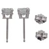 1.00 carat Diamond Stud Earrings White Gold .98 Side