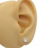 1.00 carat Diamond Stud Earrings White Gold .98 Worn