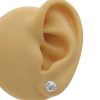 1.50 carat Old Euro Diamond Studs White Gold 1.51 Worn