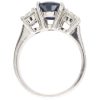3.24ctw Sapphire Three-Stone Ring Platinum profile