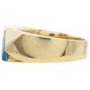 Diamond & Opal Men's Ring 14K Gold side