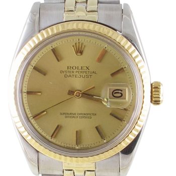 Pre-Owned Vintage Rolex Datejust (1966) Two Tone Model 1601